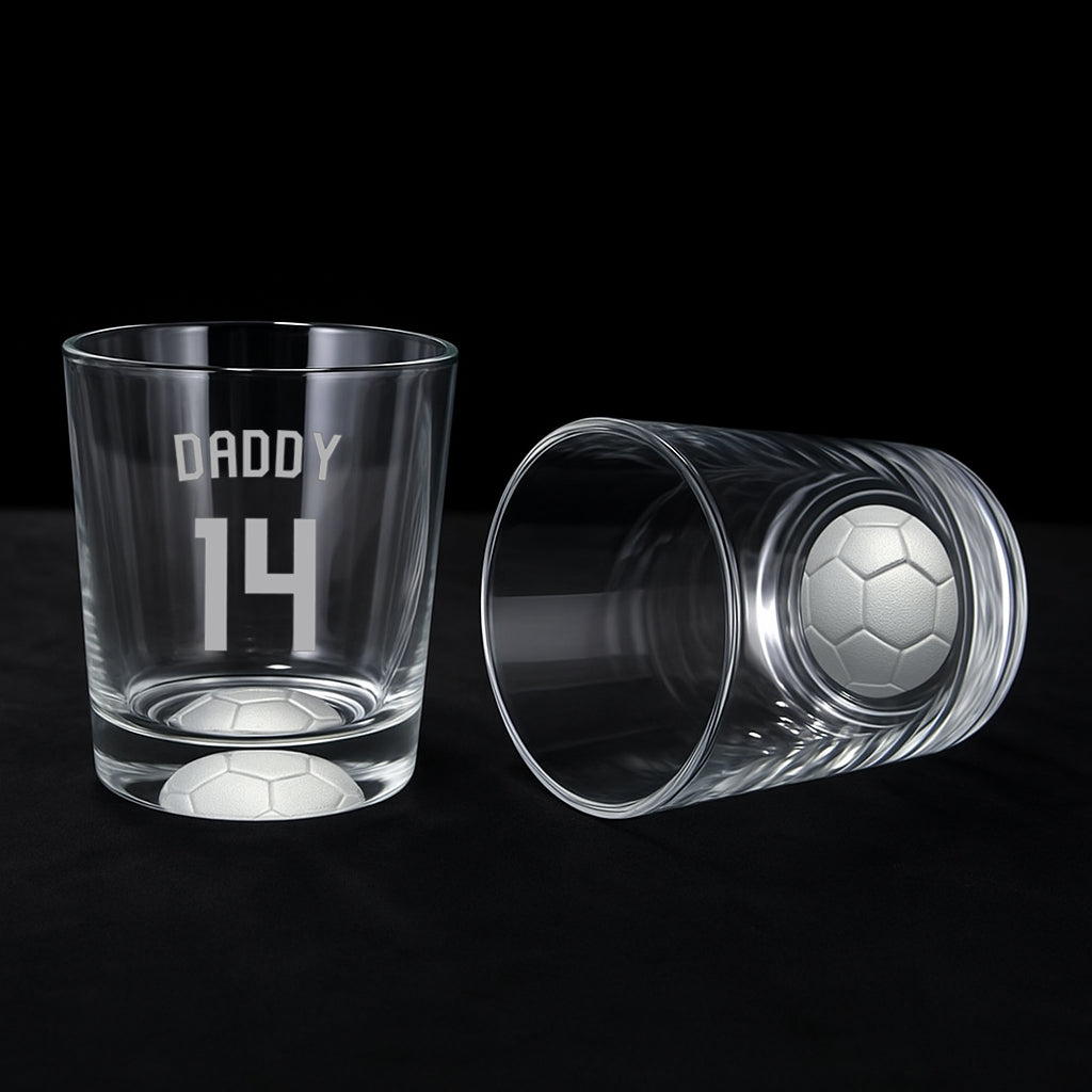 Personalised Shirt Number Football Tumbler
