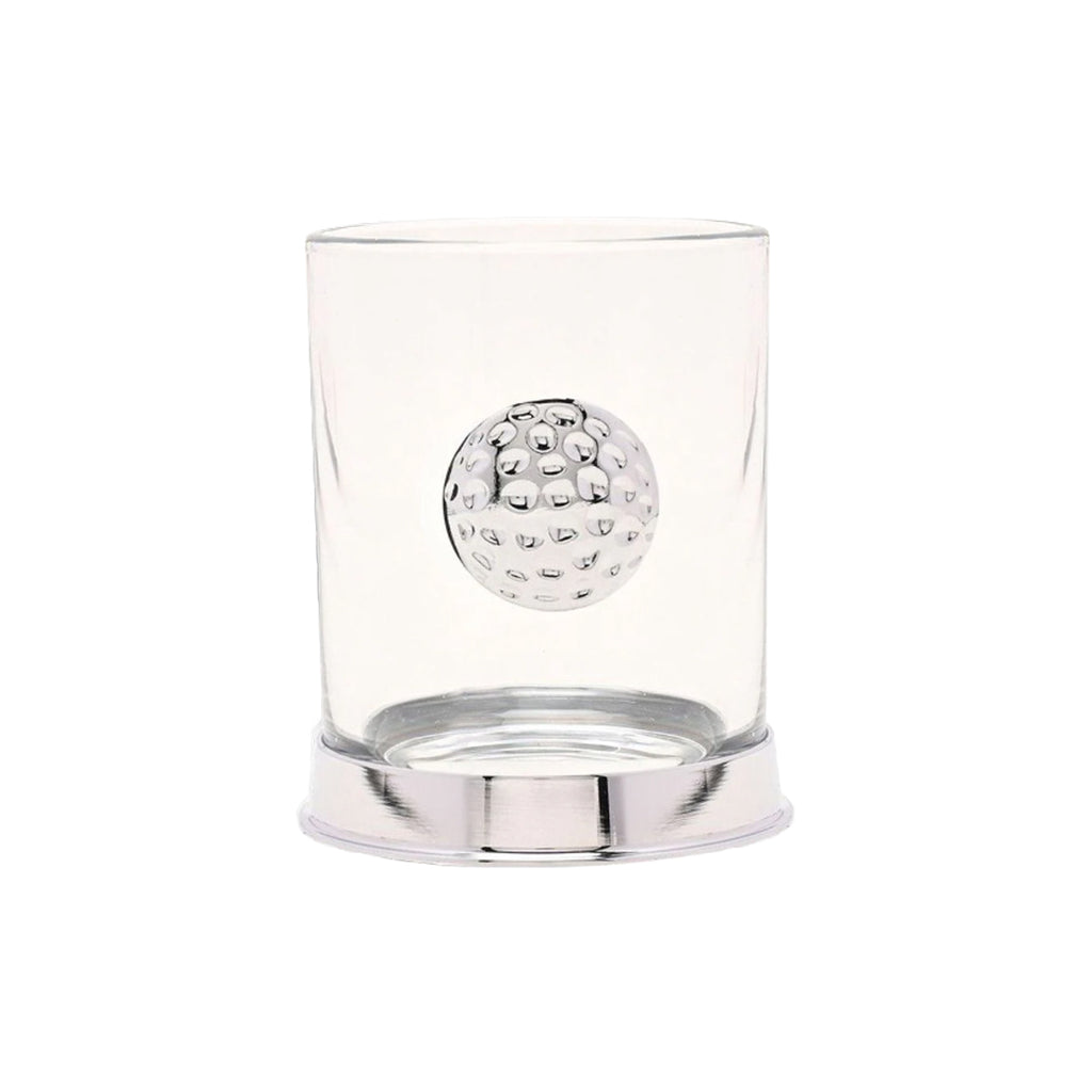Personalised Golf Pewter Whisky Glass