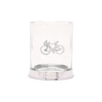 Personalised Cycling Icon Pewter Tumbler