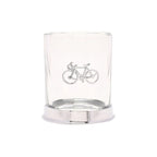 Personalised Cycling Icon Pewter Tumbler