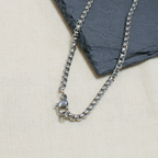 Personalised Men's Brushed Steel Medical Dog Tag Necklace