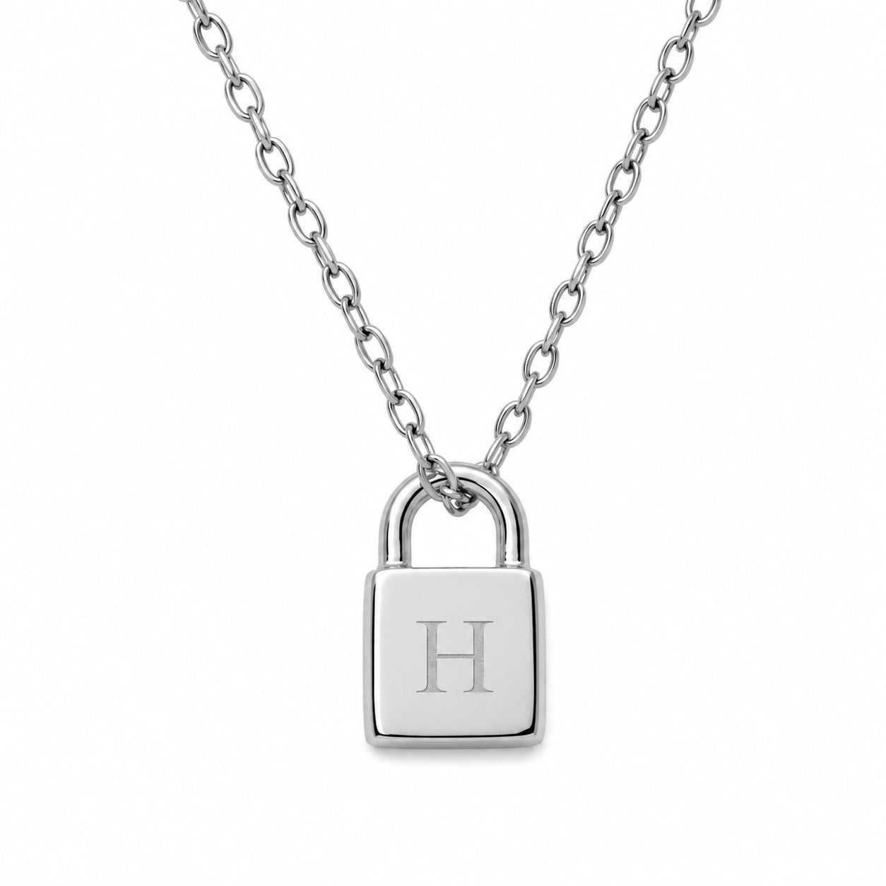 Personalised Mini Padlock Necklace