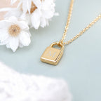 Personalised Mini Padlock Necklace