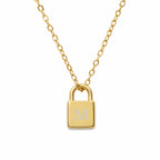 Personalised Mini Padlock Necklace
