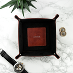 Luxury Brown Personalised Valet Tray