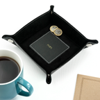 Luxury Black Personalised Valet Tray