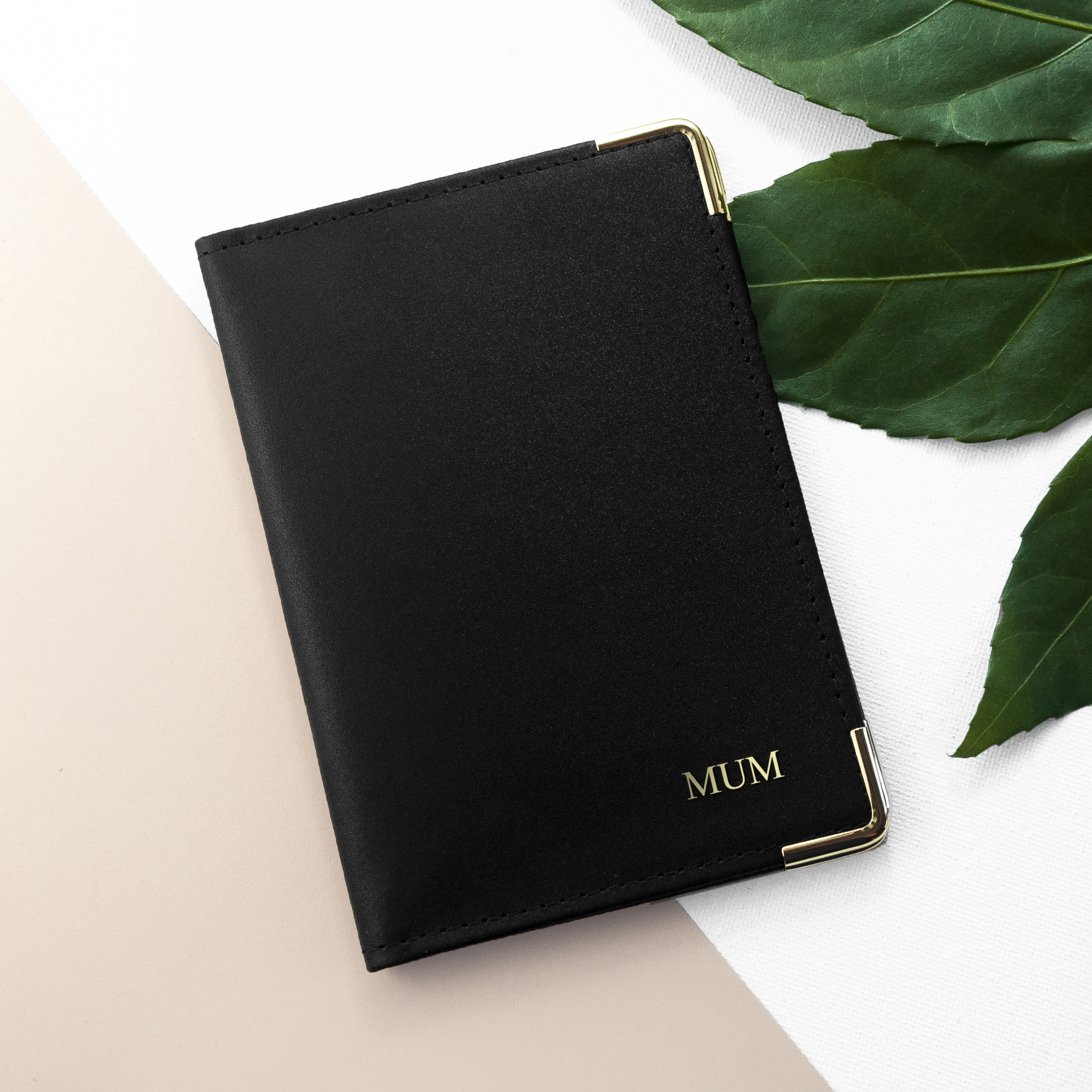 Personalised Luxury Leather Passport Cover