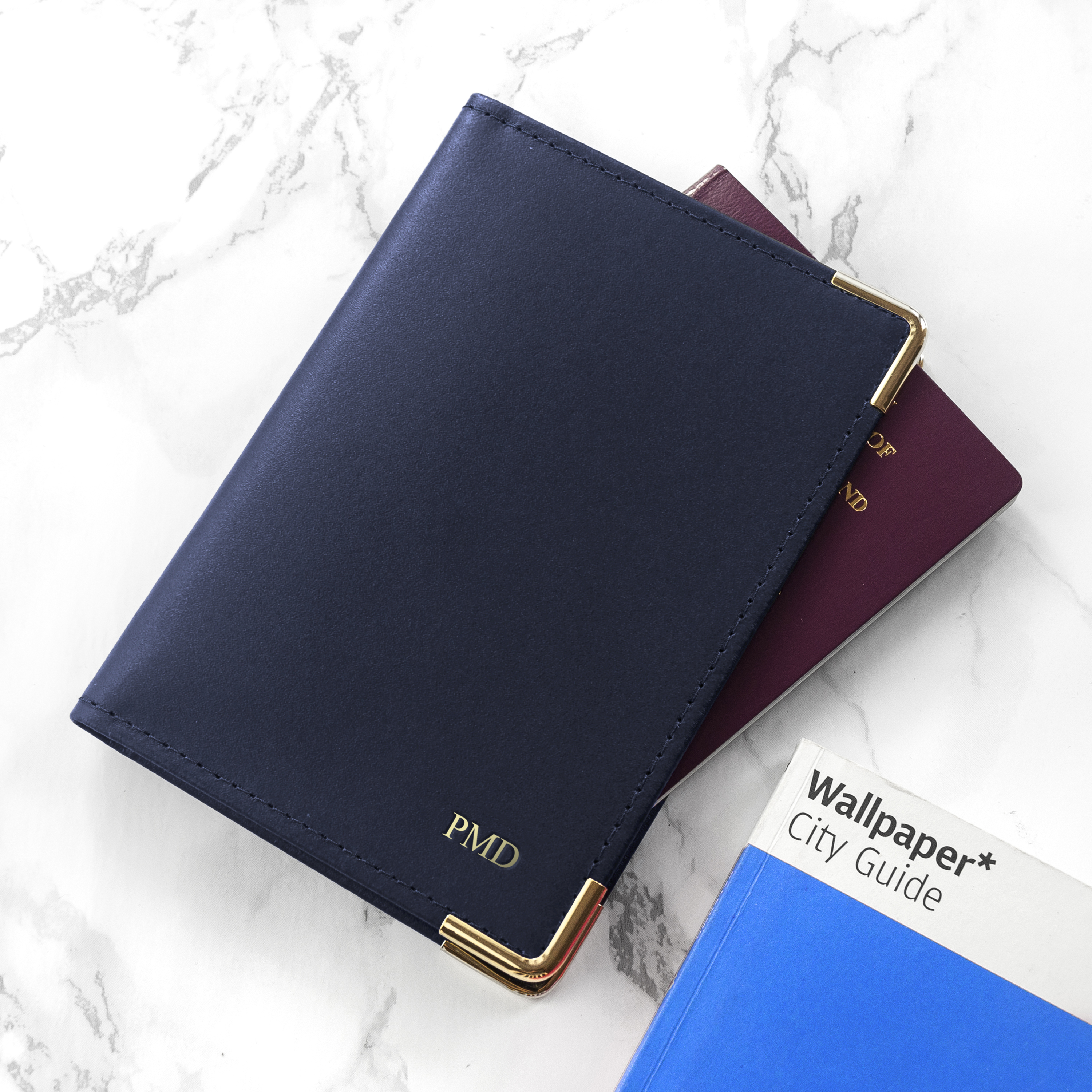 Personalised Luxury Leather Passport Cover