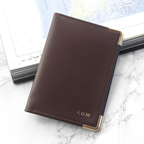 Personalised Luxury Leather Passport Cover