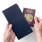 Personalised Luxury Leather Travel Wallet