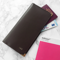 Personalised Luxury Leather Travel Wallet