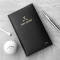 Personalised Luxury Leather Golf Notebook