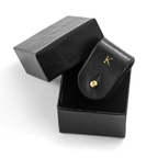 Monogrammed Leather Earphones Holder
