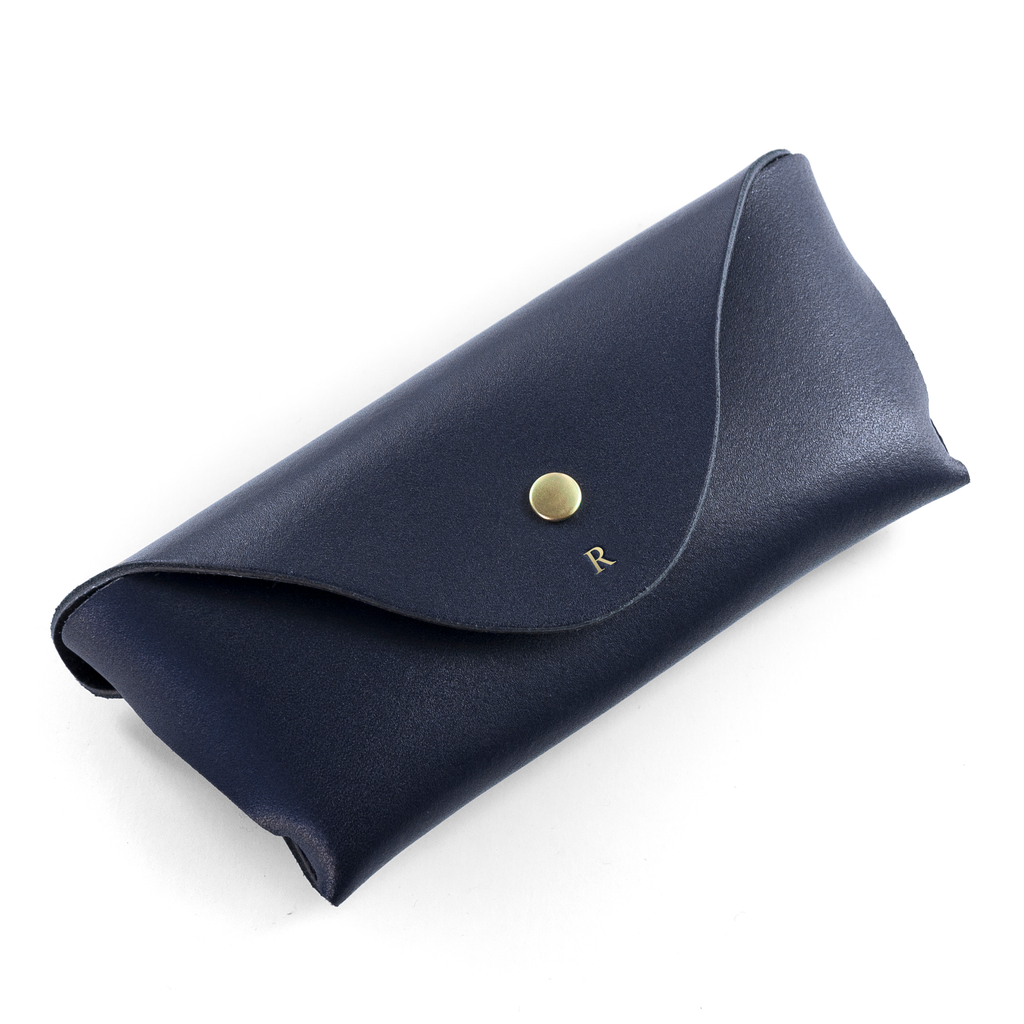 Personalised Origami Leather Glasses Case
