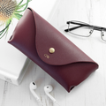 Personalised Origami Leather Glasses Case