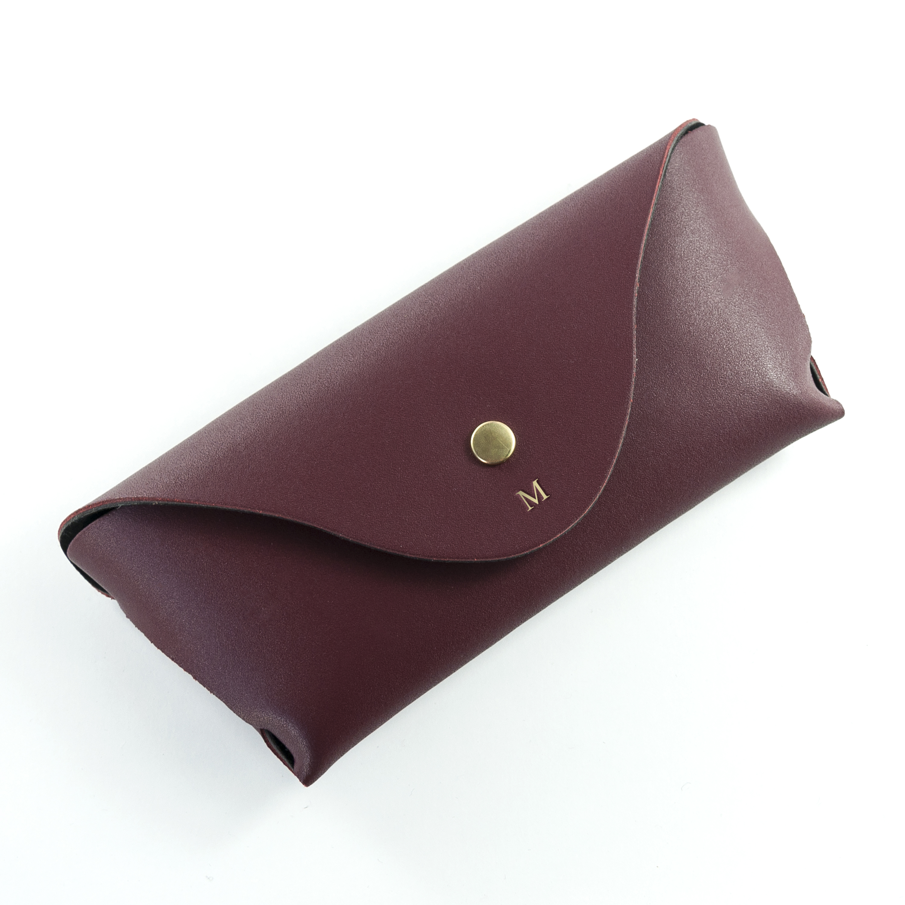 Personalised Origami Leather Glasses Case