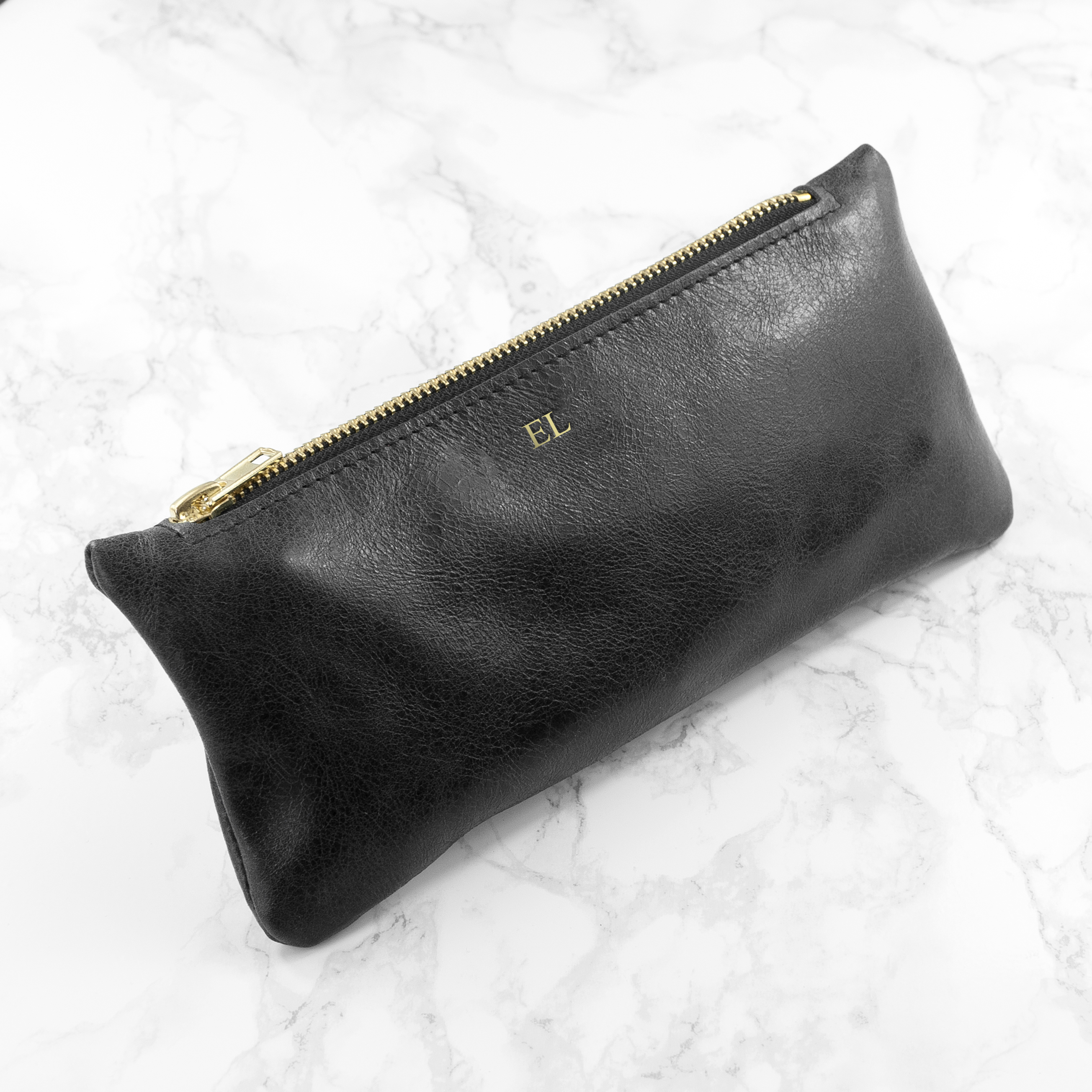 Personalised Luxury Leather Pencil Case