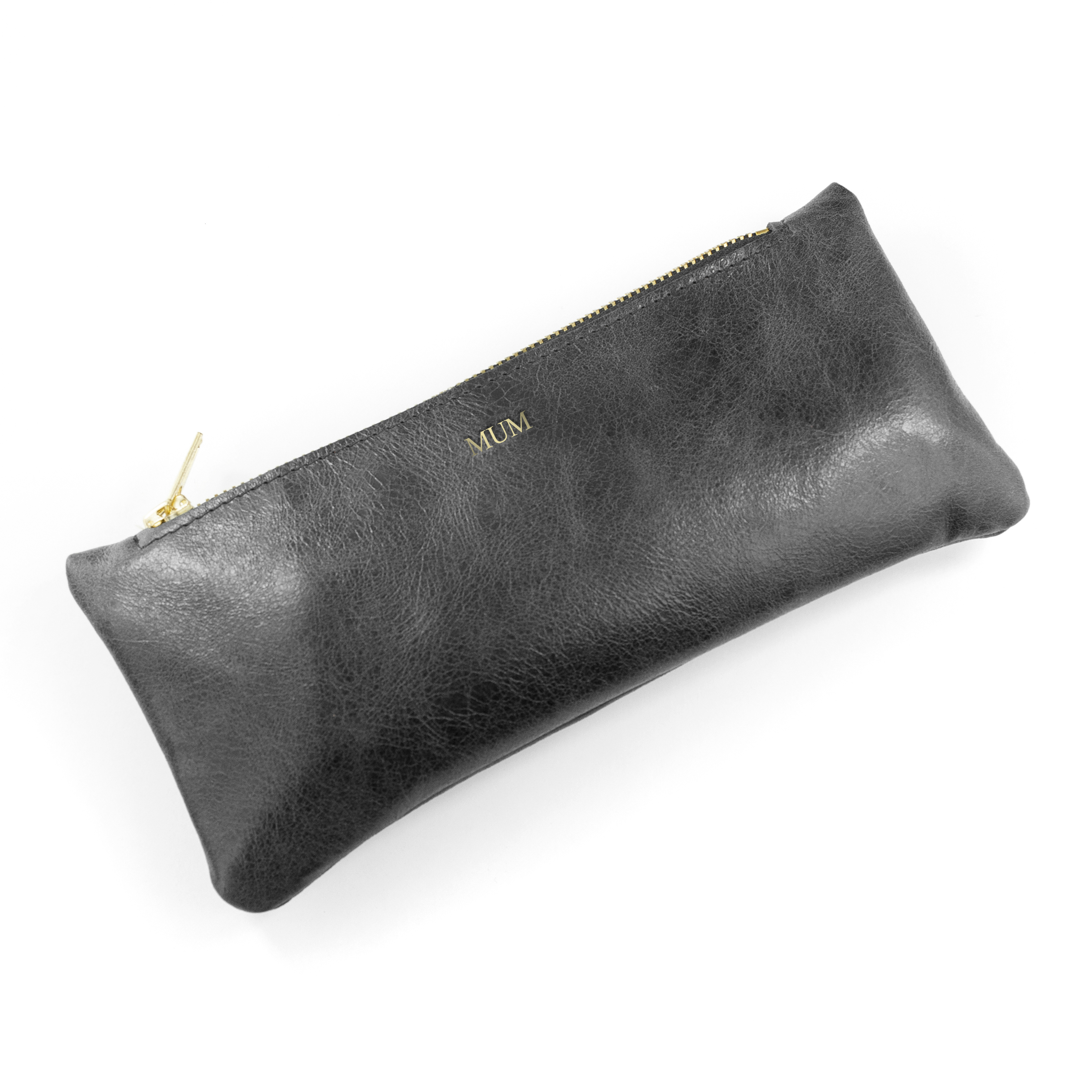 Personalised Luxury Leather Pencil Case