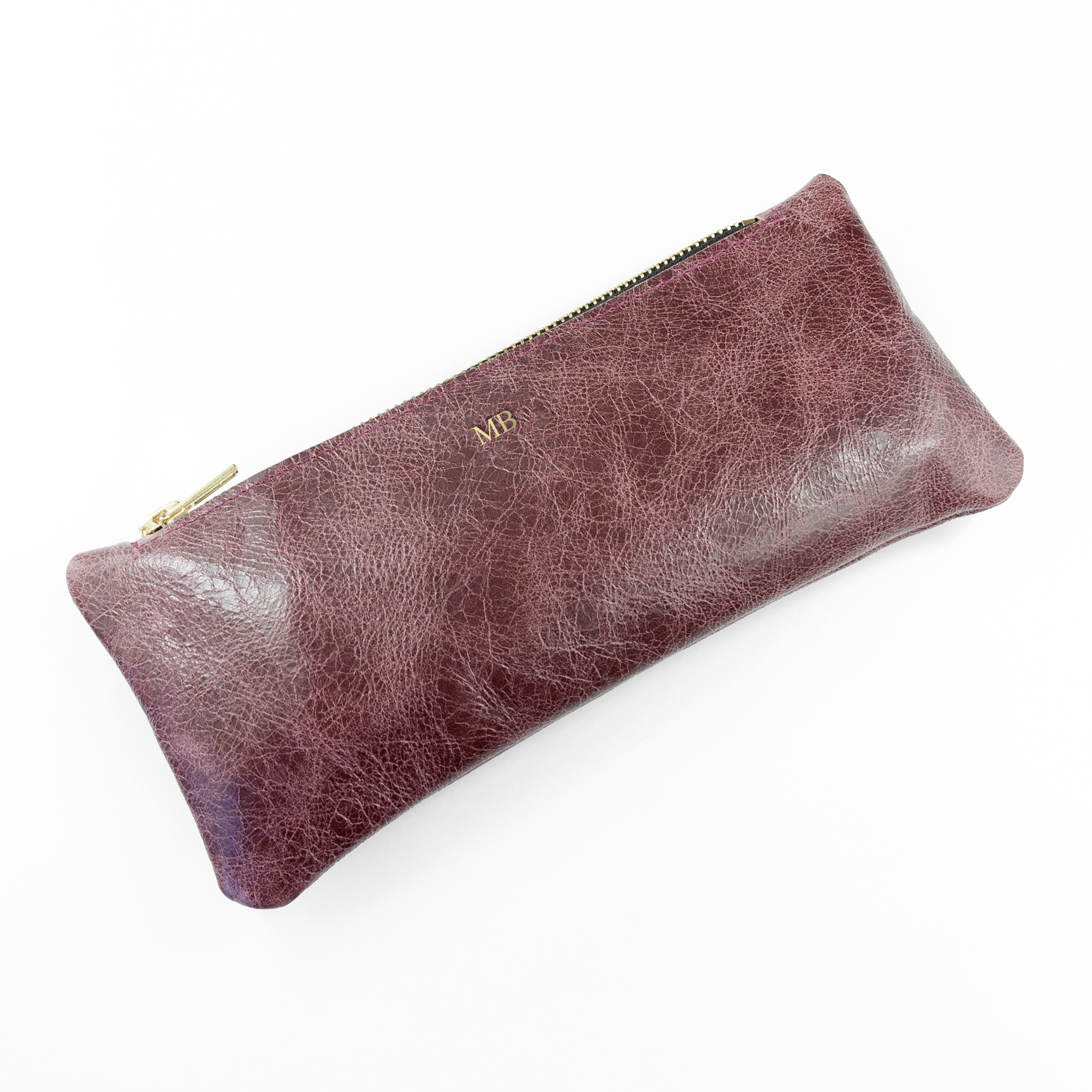 Personalised Luxury Leather Pencil Case