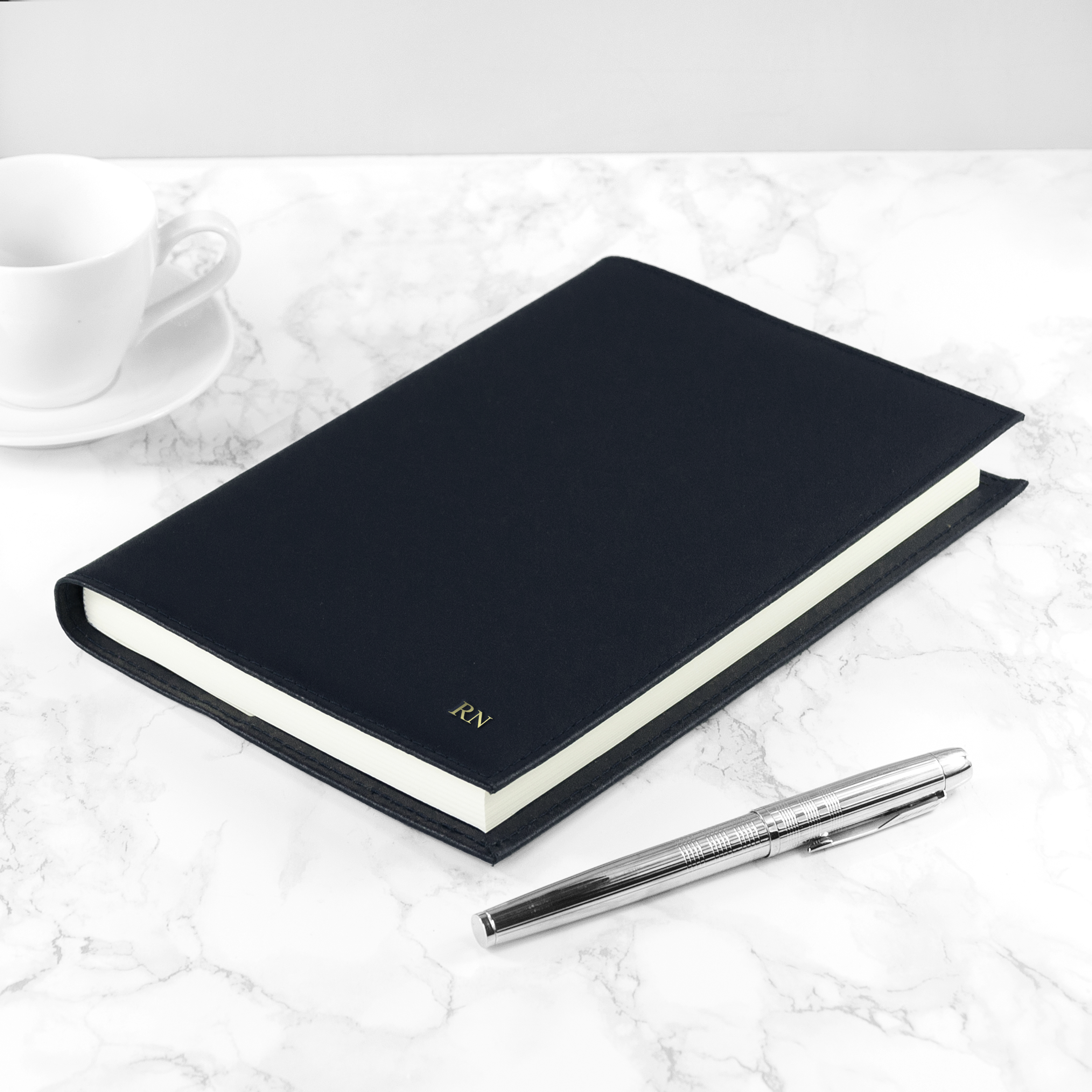 Personalised Luxury Leather Refillable Notebook