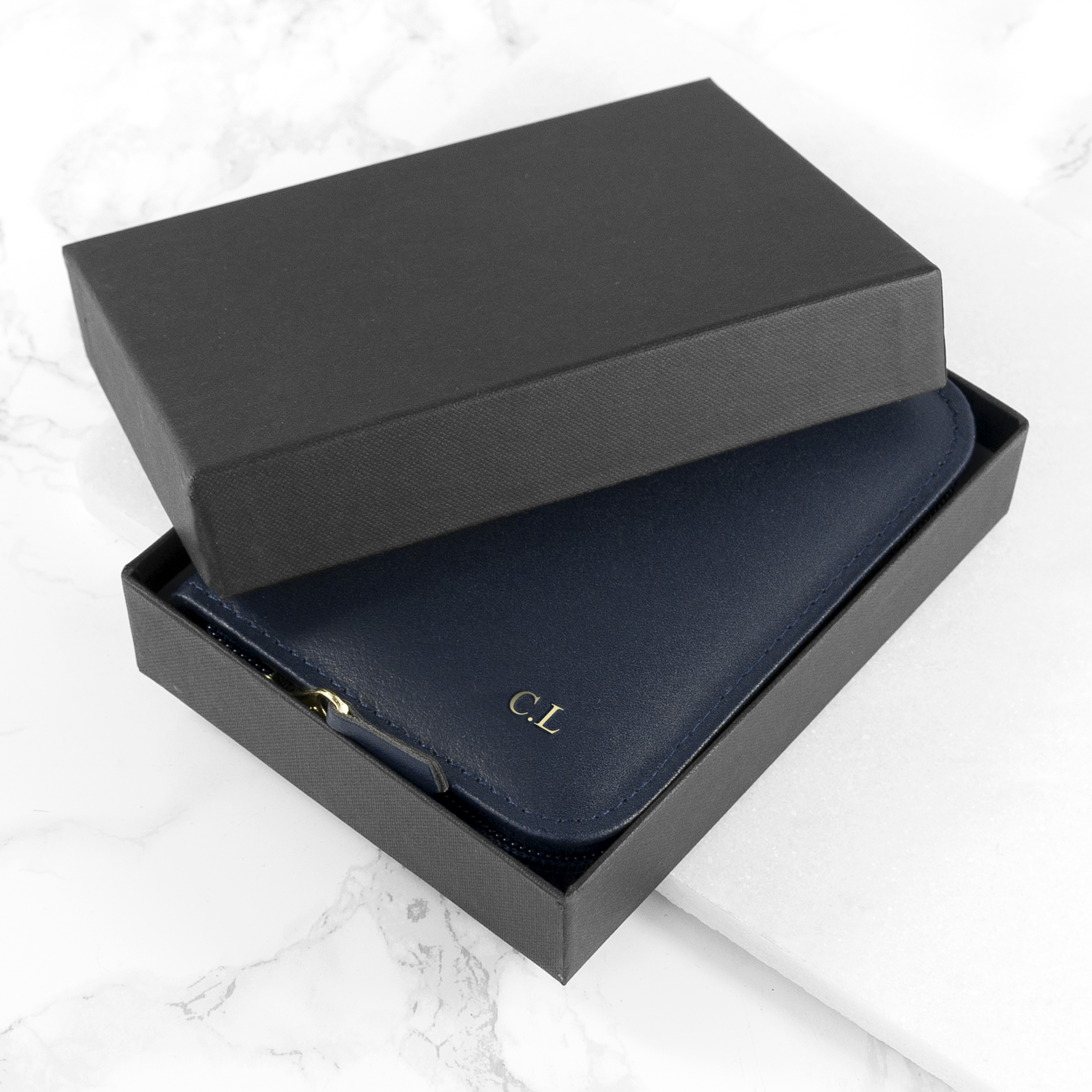 Personalised Leather Double Playing Card Case