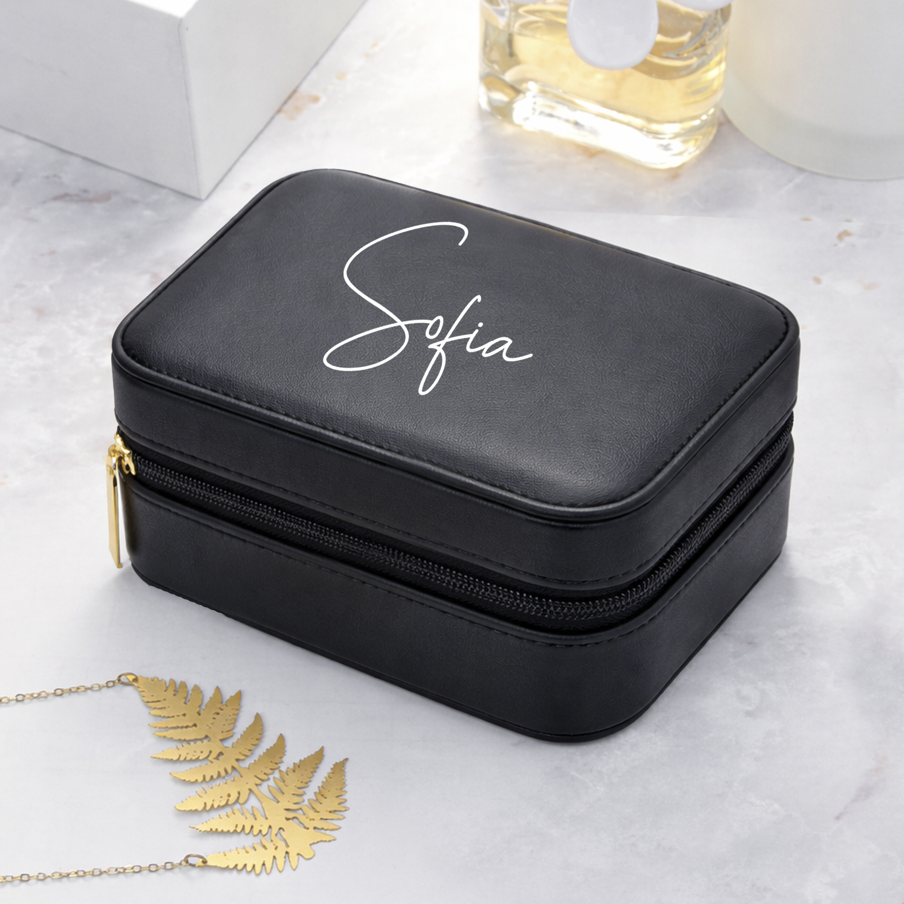 Personalised Travel Jewellery Case