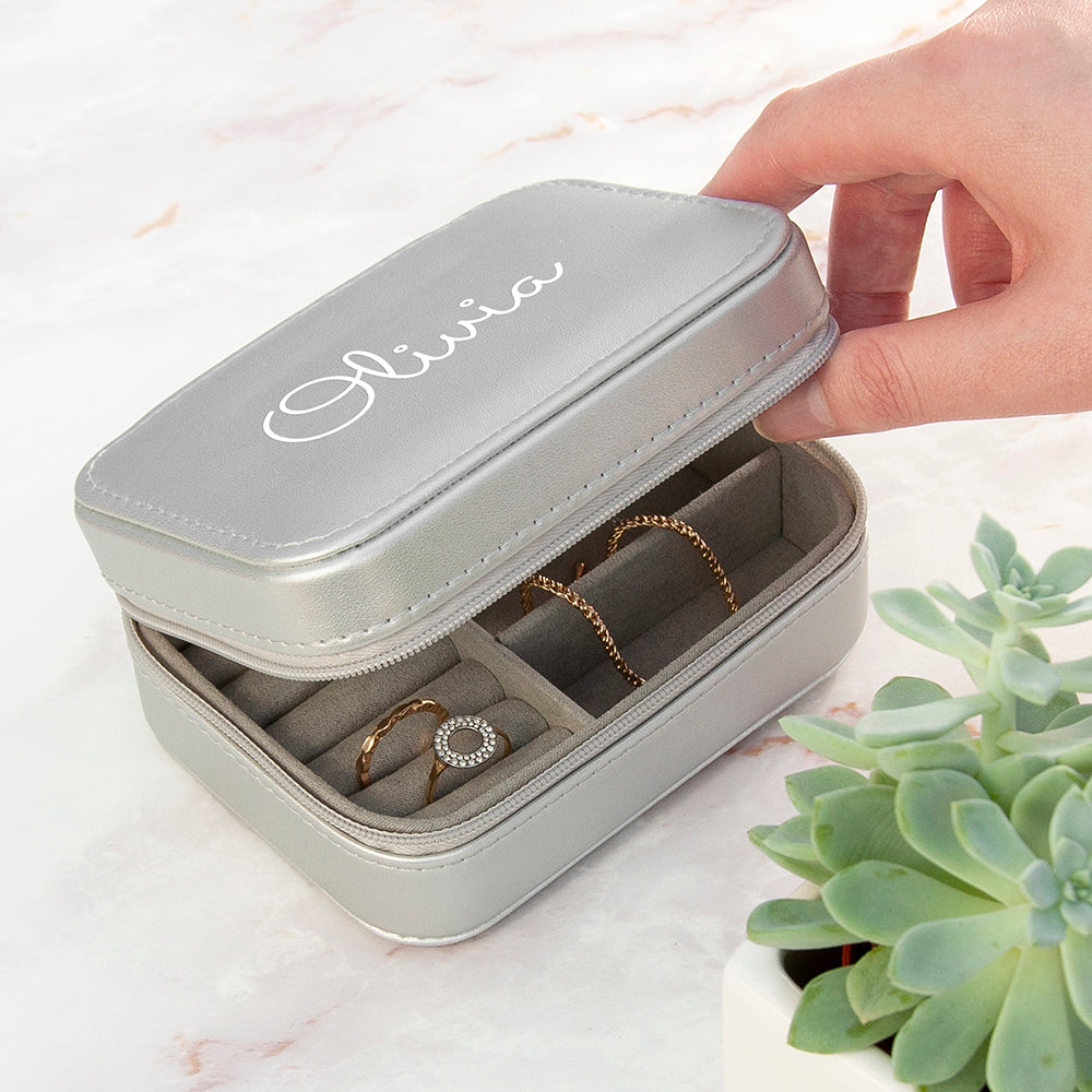 Personalised Travel Jewellery Case