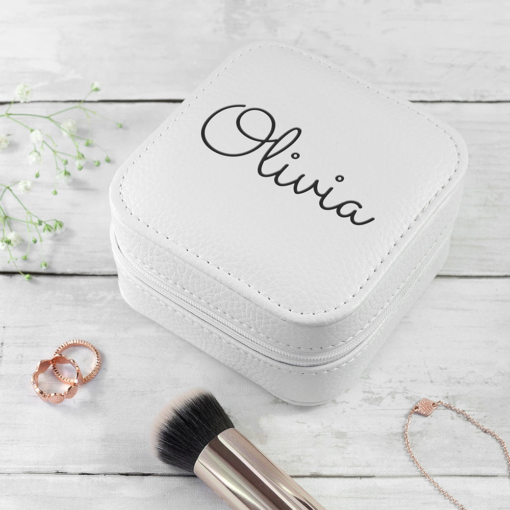 Personalised Travel Jewellery Case