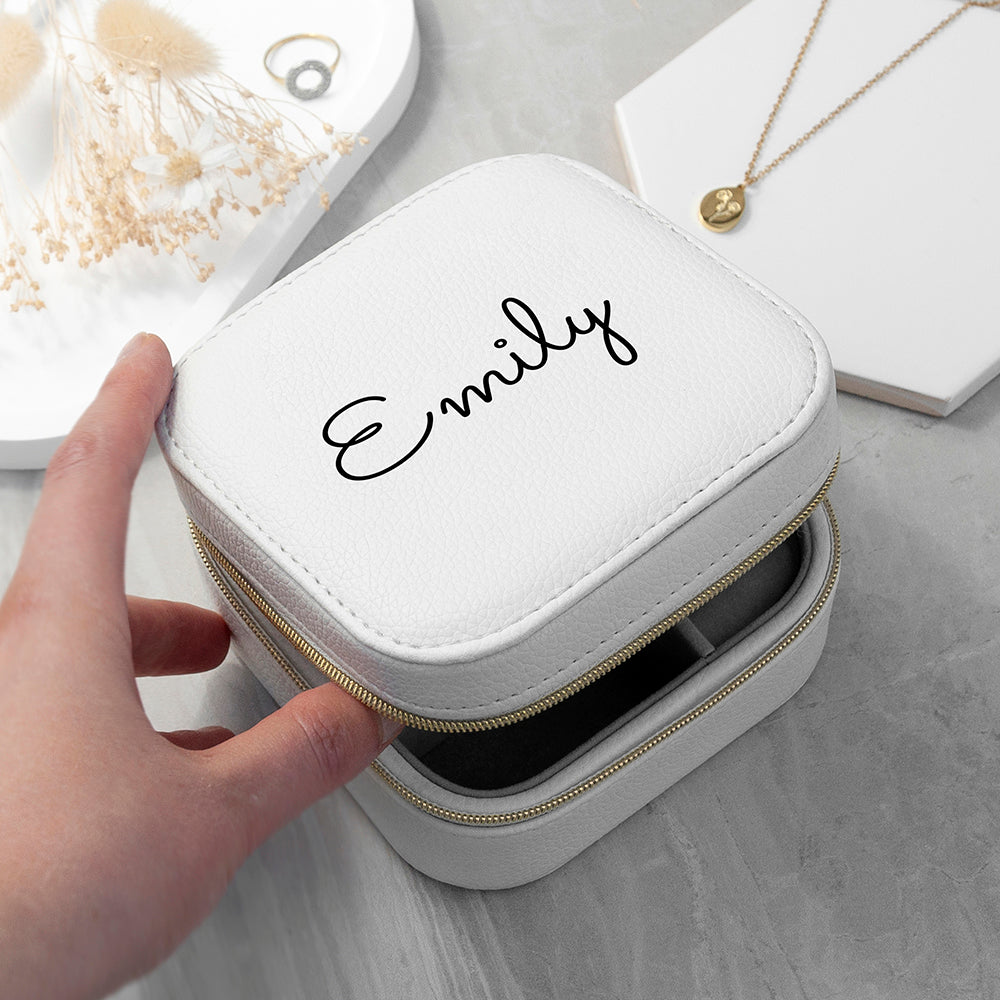 Personalised Travel Jewellery Case