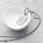 Personalised Men's Semi Precious Gemstone Pendant Necklace