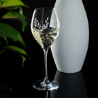 Personalised Floral Crystal Wine Glasses - Set of Two