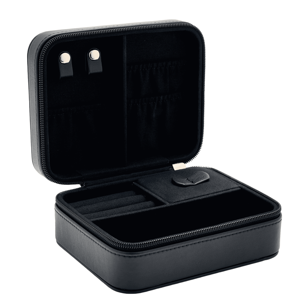 Personalised Black Leatherette Jewellery Box