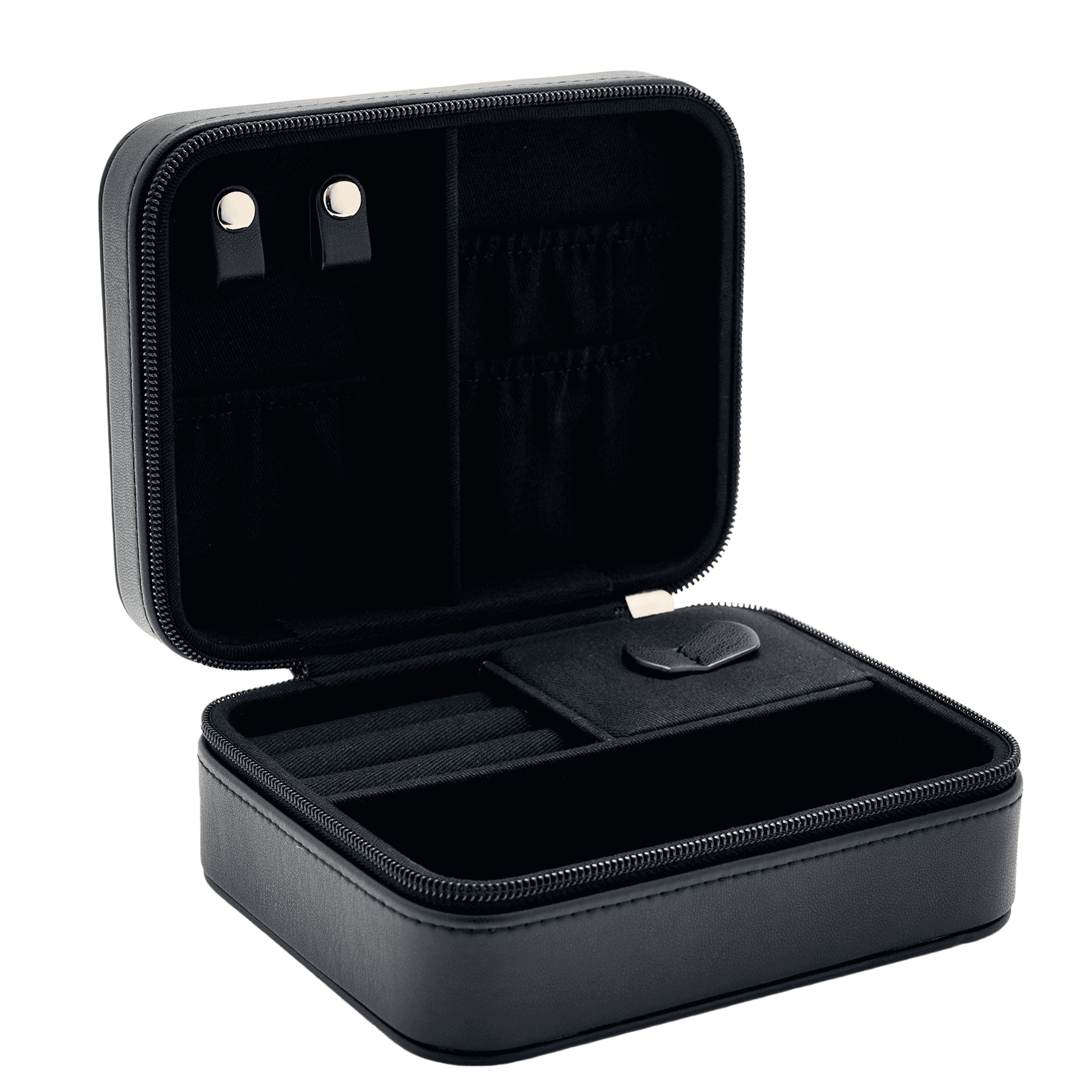 Personalised Black Leatherette Jewellery Box