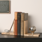 Personalised Rustic Wooden Golf Bookends