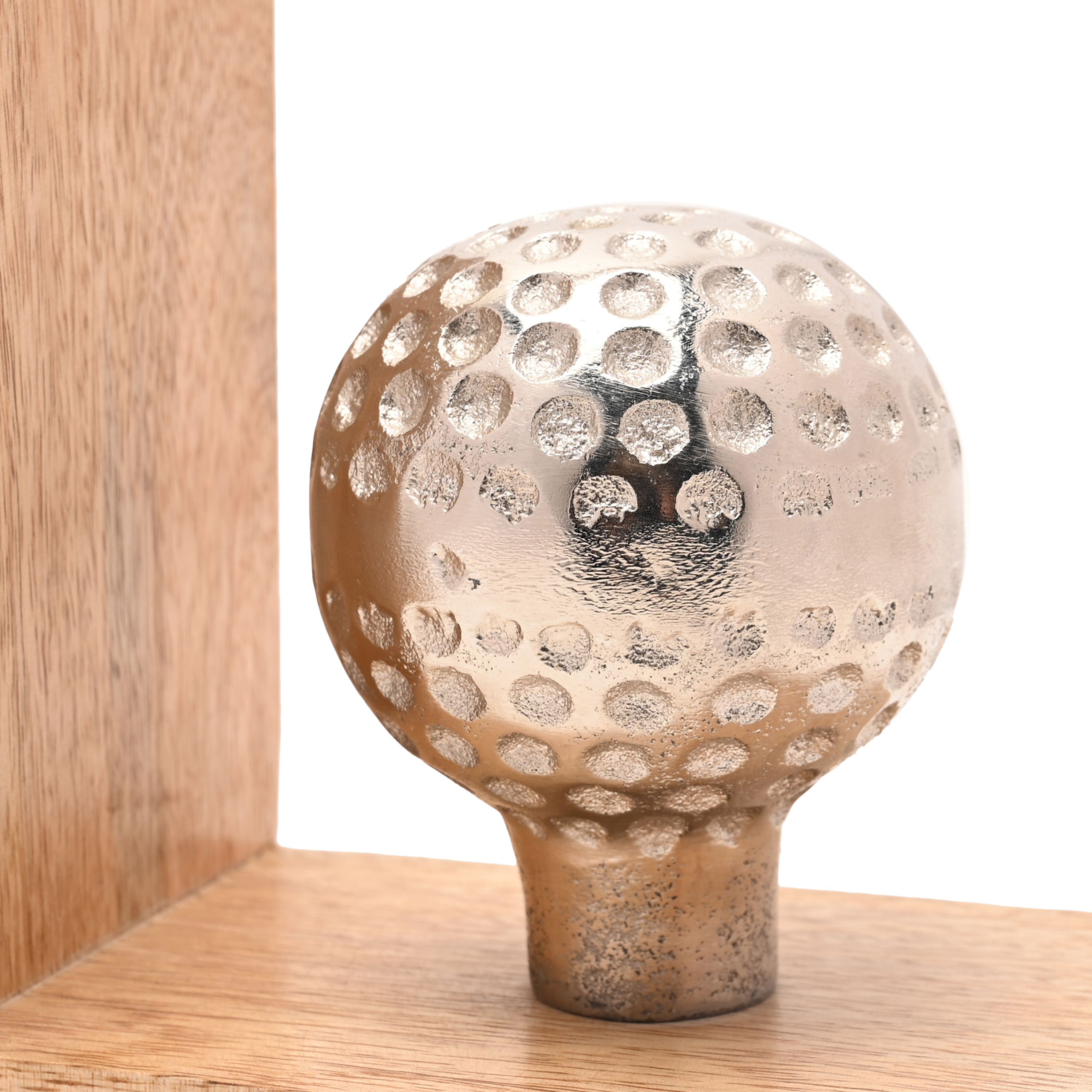 Personalised Rustic Wooden Golf Bookends