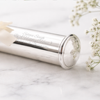 Personalised Silver Plated Certificate Holder Tube