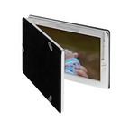 Personalised Silver Plated Landscape Double Photo Frame