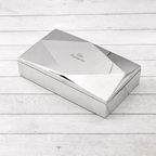 Personalised Contemporary Mirrored Accessories Box