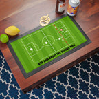 Personalised Offside Rule Bar Mat