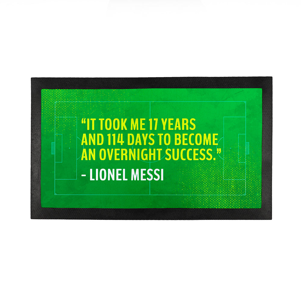 Personalised Football Quote Bar Mat