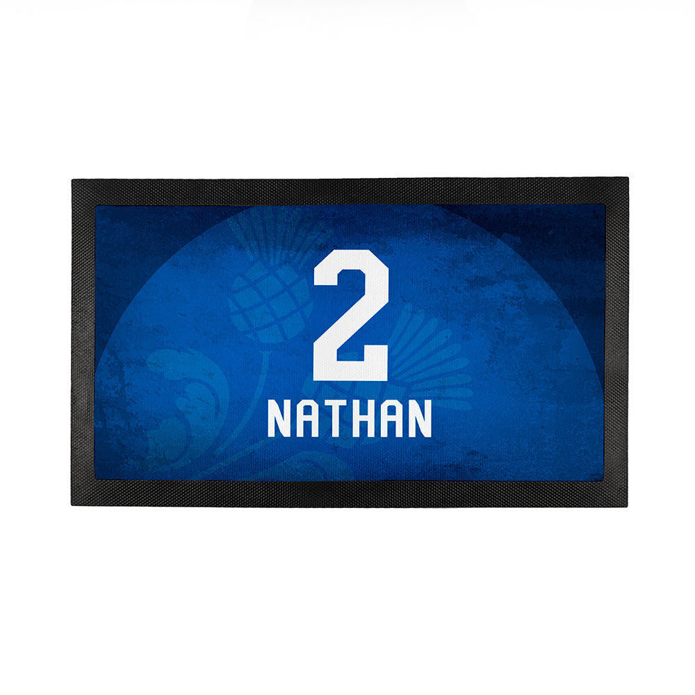 Personalised Scotland Bar Mat