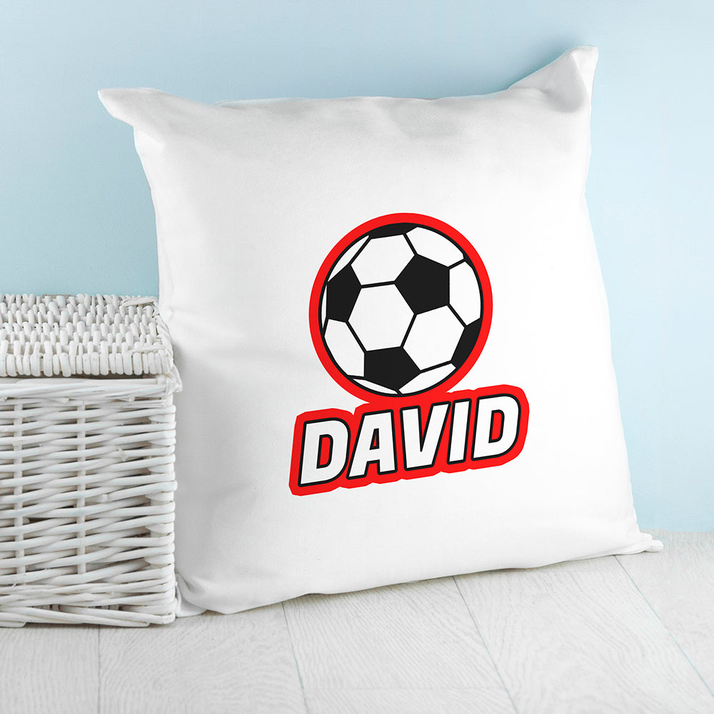 Personalised Football Cushion Cover