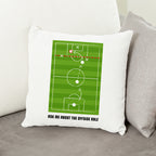 Personalised Offside Rule Cushion Cover