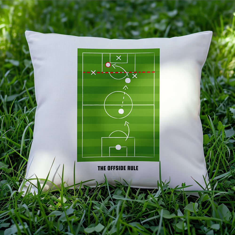 Personalised Offside Rule Cushion Cover