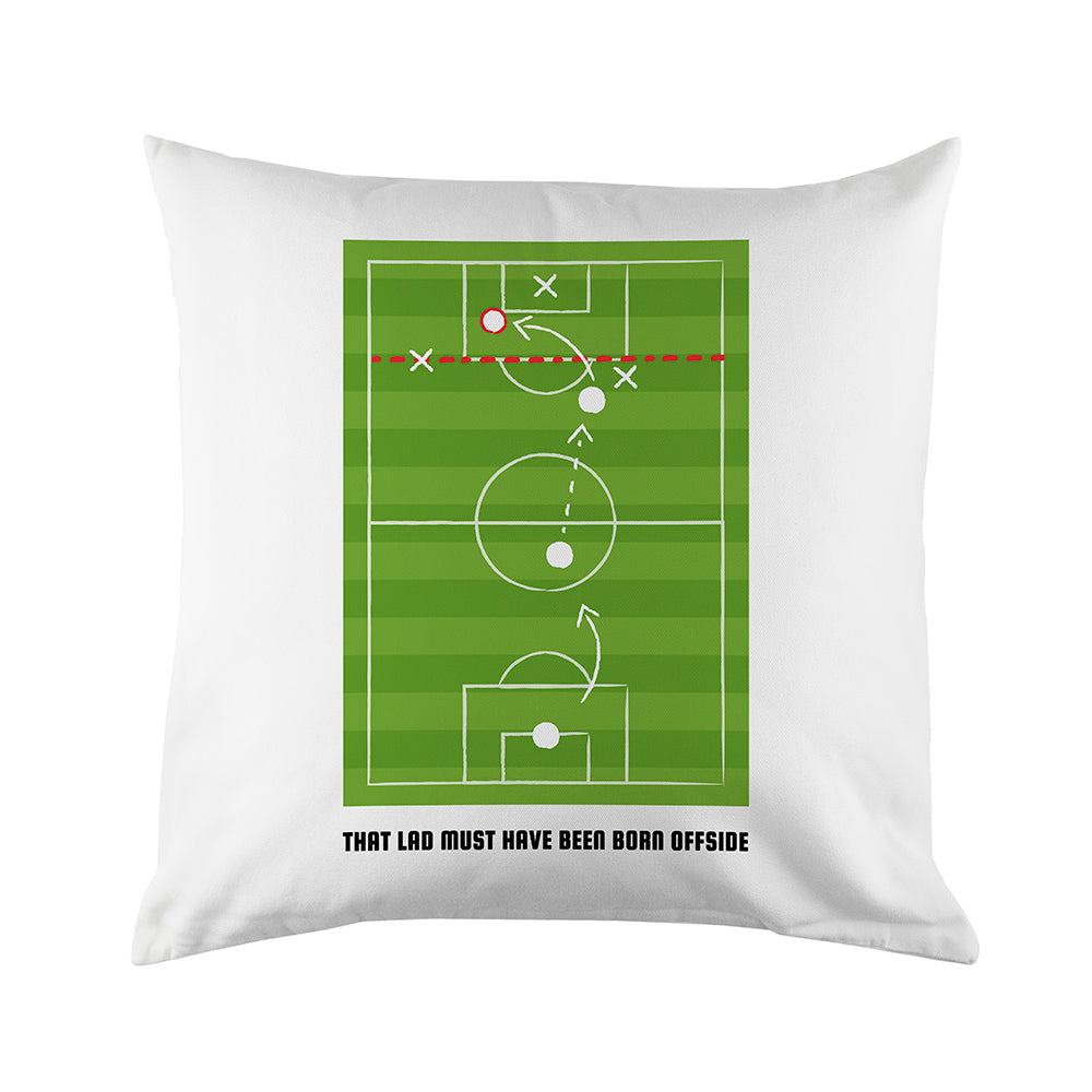 Personalised Offside Rule Cushion Cover