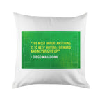 Personalised Football Quote Cushion Cover