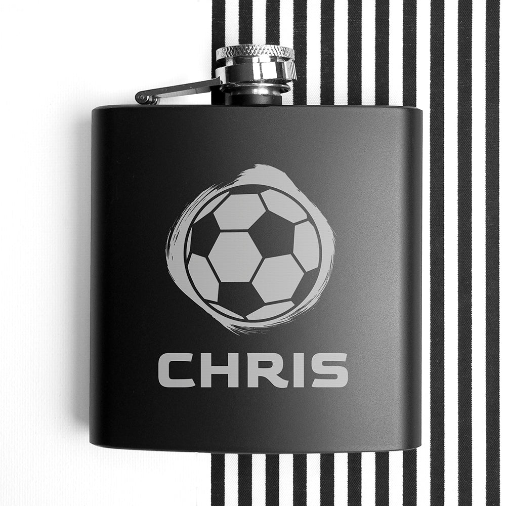 Personalised Football Hip Flask