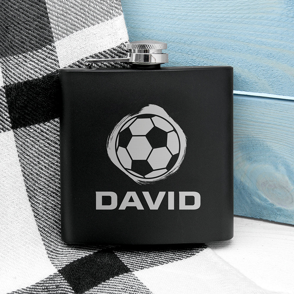 Personalised Football Hip Flask