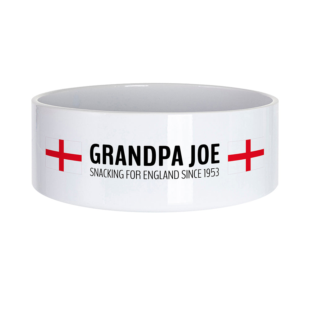 Personalised Snacking for England Bowl