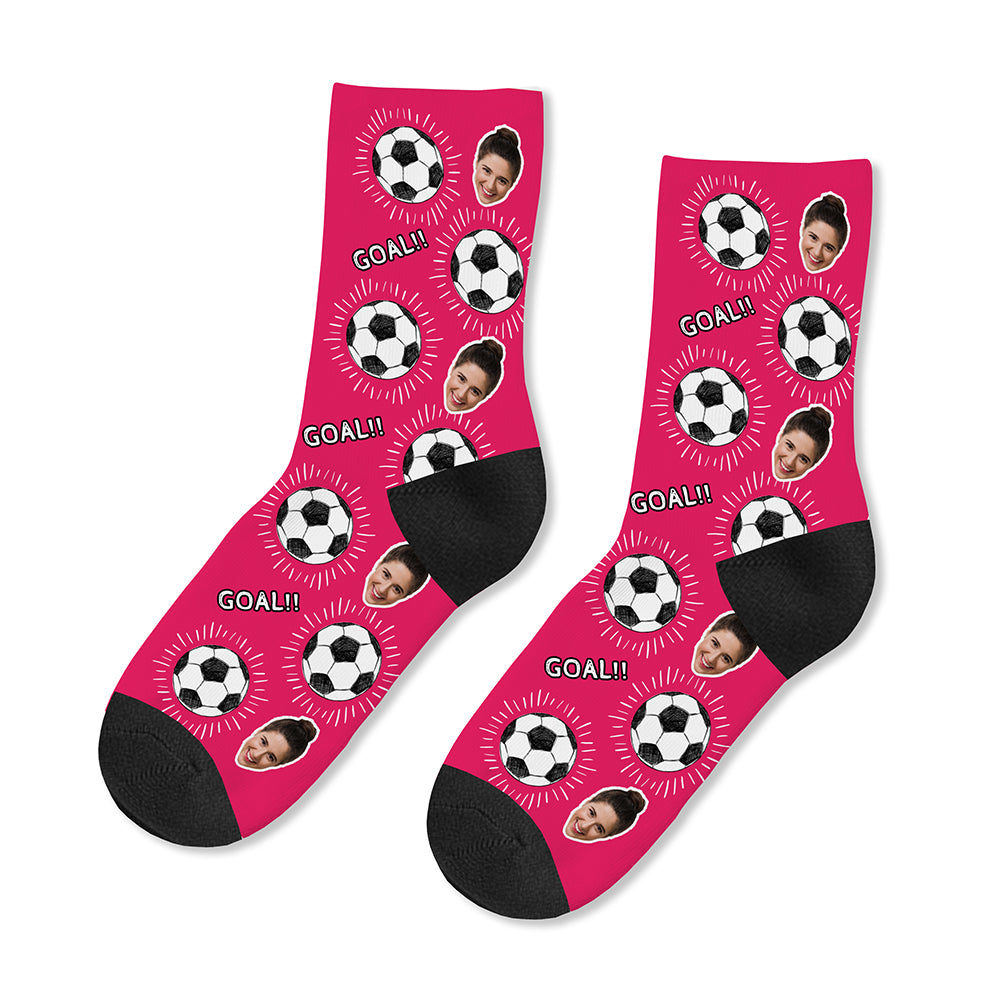 Personalised Football Photo Socks